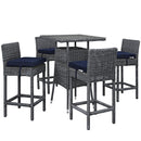 Summon 5 Piece Outdoor Patio Sunbrella� Pub Set