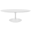 Lippa 48" Oval-Shaped Wood Top Coffee Table