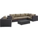 Convene 7 Piece Outdoor Patio Sectional Set