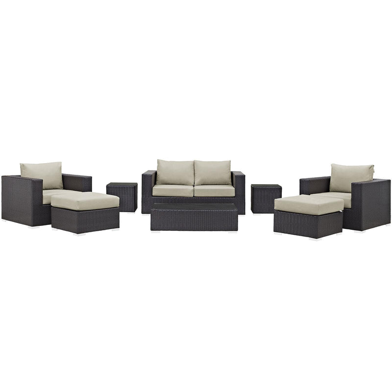 Convene 8 Piece Outdoor Patio Sofa Set