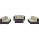 Convene 7 Piece Outdoor Patio Sectional Set