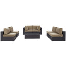 Convene 7 Piece Outdoor Patio Sectional Set
