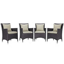 Convene 4 Piece Outdoor Patio Dining Set