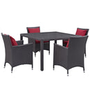Convene 5 Piece Outdoor Patio Dining Set