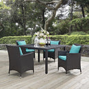 Convene 5 Piece Outdoor Patio Dining Set
