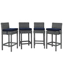 Summon Bar Stool Outdoor Patio Sunbrella� Set of 4