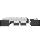 Convene 9 Piece Outdoor Patio Sectional Set