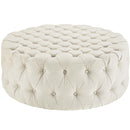 Amour Upholstered Fabric Ottoman