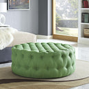 Amour Upholstered Fabric Ottoman