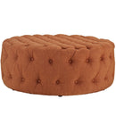 Amour Upholstered Fabric Ottoman