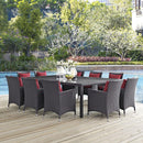 Convene 11 Piece Outdoor Patio Dining Set