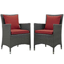 Sojourn 2 Piece Outdoor Patio Sunbrella� Dining Set