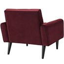 Delve Performance Velvet Armchair