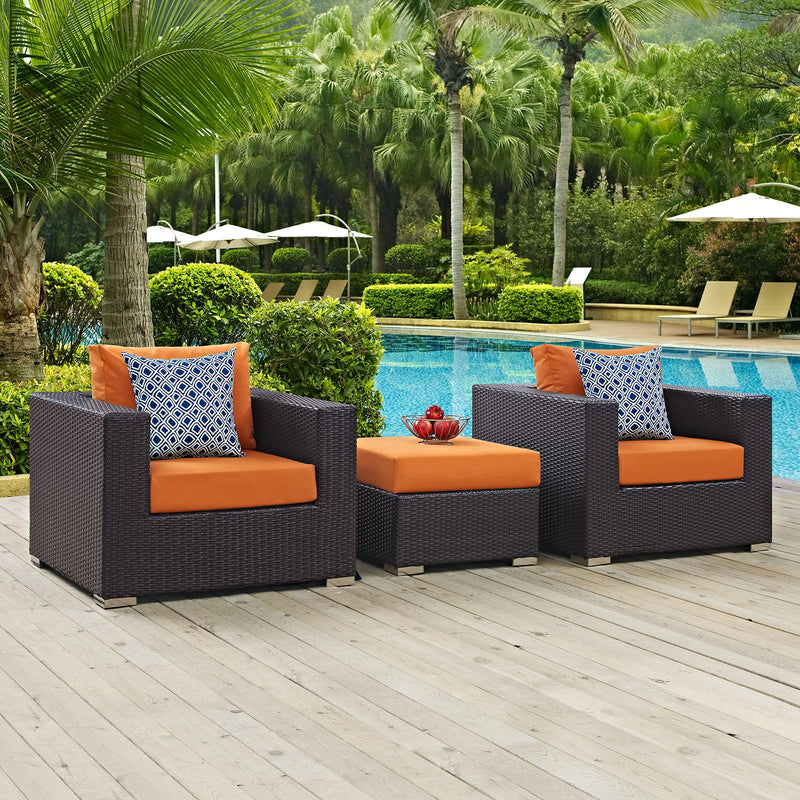 Convene 3 Piece Outdoor Patio Sofa Set
