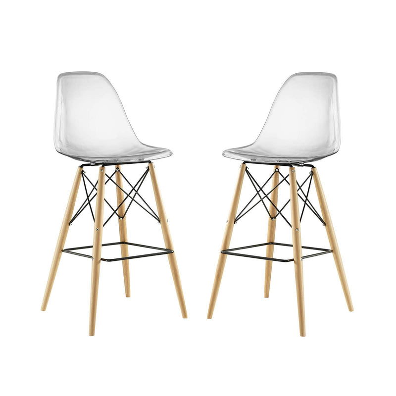 Pyramid Dining Side Bar Stool Set of 2