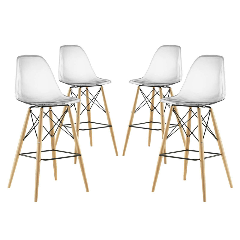 Pyramid Dining Side Bar Stool Set of 4