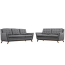 Beguile Living Room Set Upholstered Fabric Set of 2