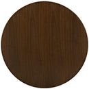 Lippa 36" Round Walnut Dining Table with Tripod Base