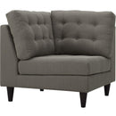 Empress Upholstered Fabric Corner Sofa