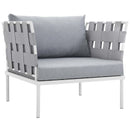 Harmony 8 Piece Outdoor Patio Aluminum Sectional Sofa Set