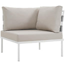 Harmony 6 Piece Outdoor Patio Aluminum Sectional Sofa Set