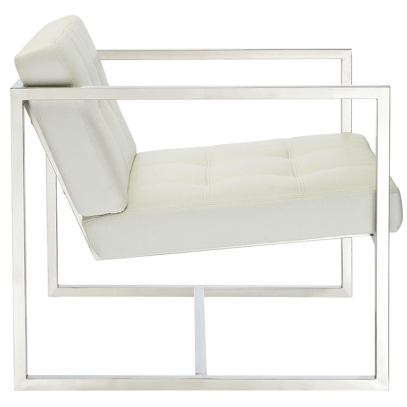 Hover Upholstered Vinyl Lounge Chair