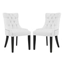 Regent Dining Side Chair Vinyl Set of 2