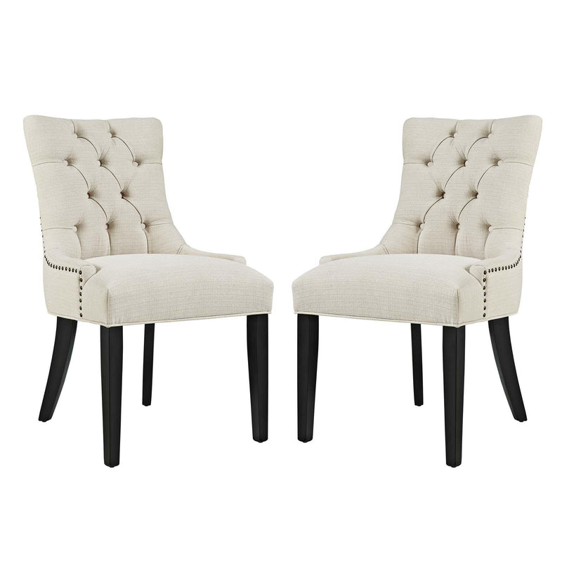 Regent Dining Side Chair Fabric Set of 2
