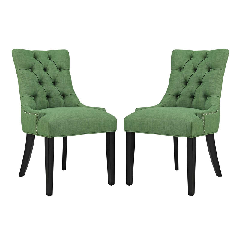 Regent Dining Side Chair Fabric Set of 2