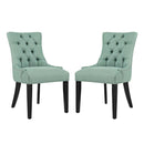 Regent Dining Side Chair Fabric Set of 2