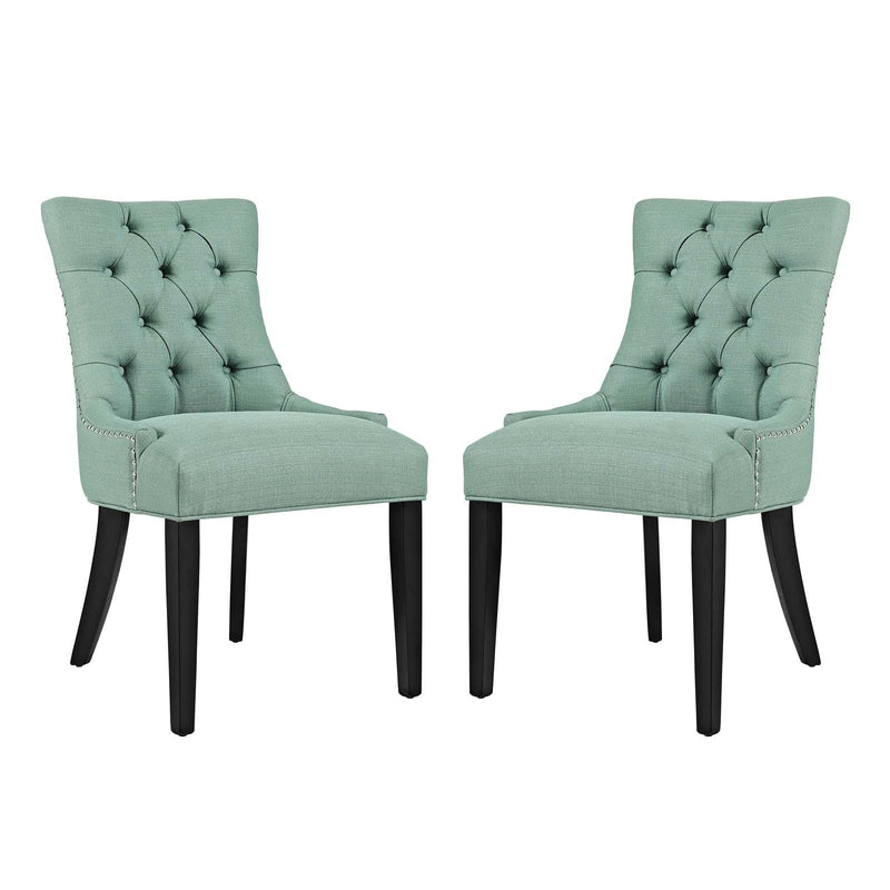 Regent Dining Side Chair Fabric Set of 2