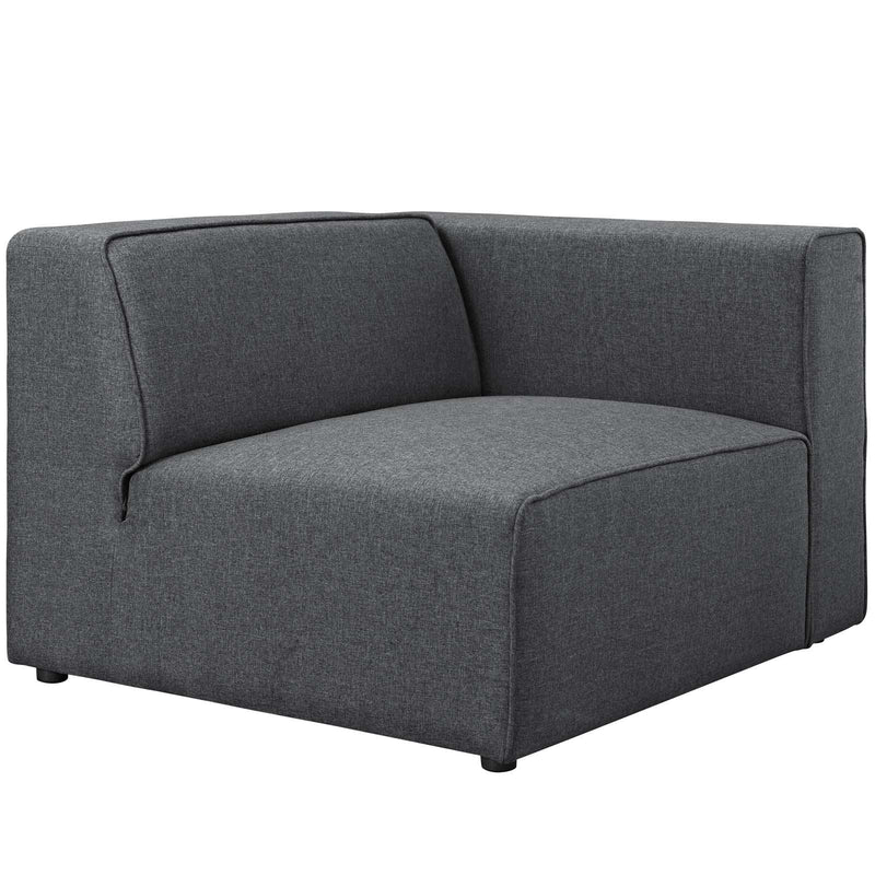Mingle 5 Piece Upholstered Fabric Sectional Sofa Set