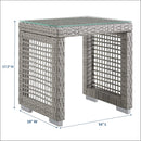 Aura Outdoor Patio Wicker Rattan Side Table