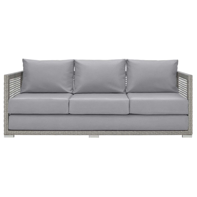 Aura Outdoor Patio Wicker Rattan Sofa