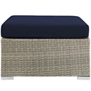 Repose Sunbrella� Fabric Outdoor Patio Ottoman