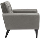 Delve Upholstered Vinyl Accent Chair