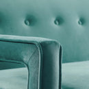 Concur Button Tufted Performance Velvet Sofa