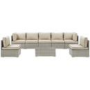 Repose 8 Piece Outdoor Patio Sectional Set