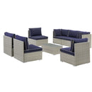 Repose 8 Piece Outdoor Patio Sectional Set