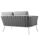 Stance Outdoor Patio Aluminum Loveseat
