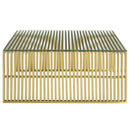 Gridiron Stainless Steel Coffee Table