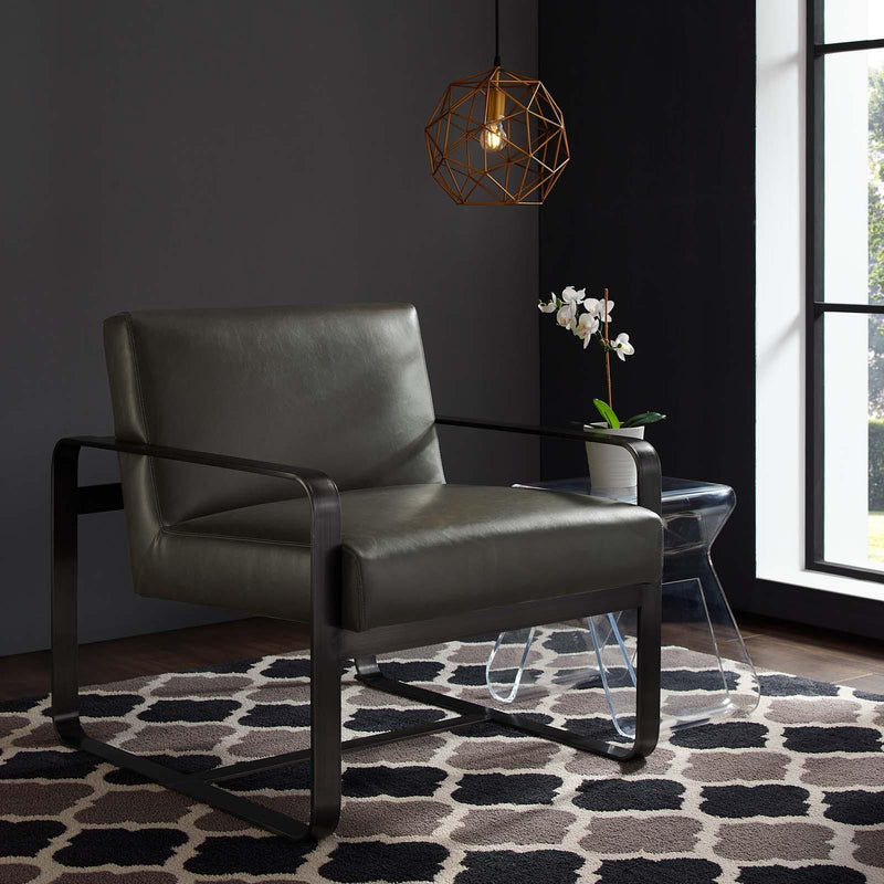 Astute Faux Leather Armchair