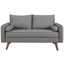 Revive Upholstered Fabric Loveseat