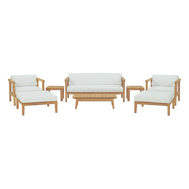 Bayport 8 Piece Outdoor Patio Teak Set