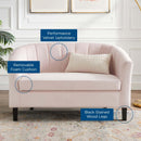 Prospect Channel Tufted Performance Velvet Loveseat