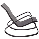 Traveler Rocking Outdoor Patio Mesh Sling Lounge Chair