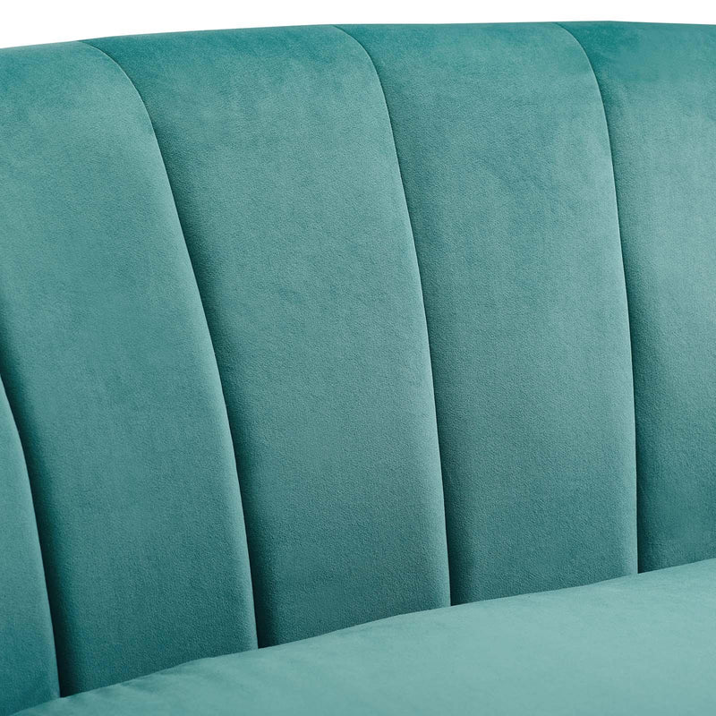 Prospect Channel Tufted Performance Velvet Armchair