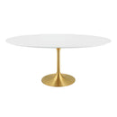 Lippa 78" Oval Wood Dining Table