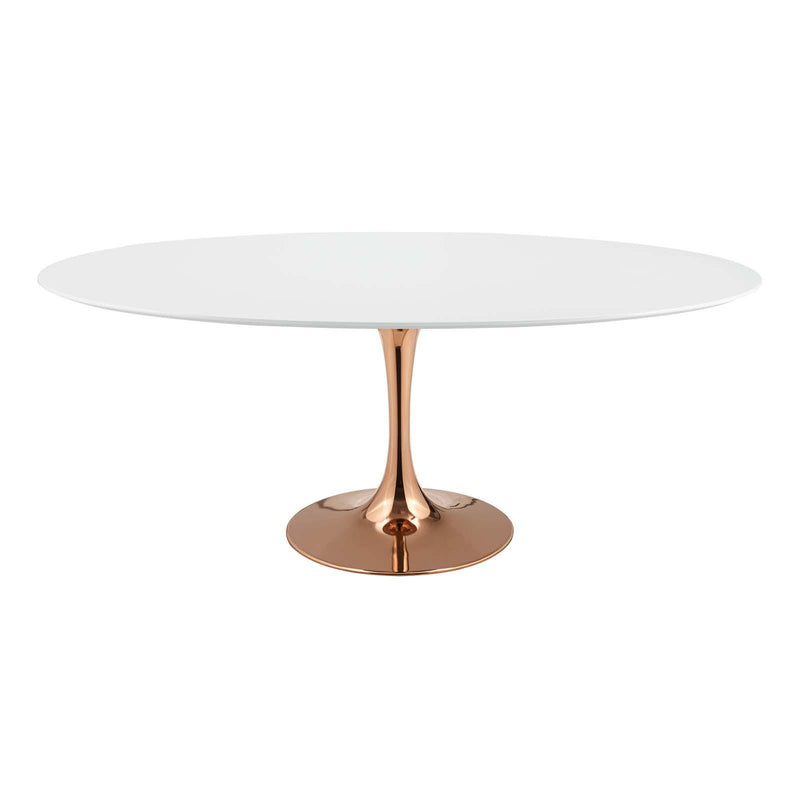 Lippa 78" Oval Wood Dining Table