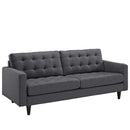 Empress Upholstered Fabric Sofa